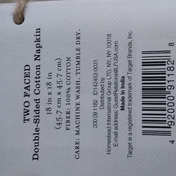 Coral Flatware Caddy, Votive Lantern, 7 Double Sided Cotton Napkins - Picture 5 of 9